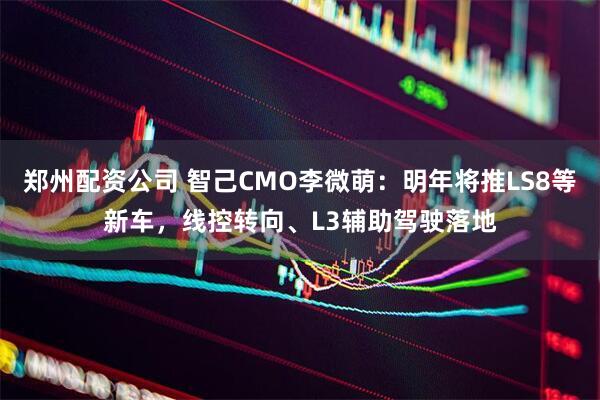 郑州配资公司 智己CMO李微萌：明年将推LS8等新车，线控转向、L3辅助驾驶落地