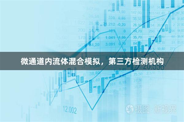 微通道内流体混合模拟，第三方检测机构