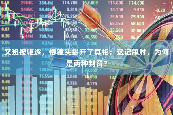 文班被驱逐，慢镜头揭开了真相：这记甩肘，为何是两种判罚？