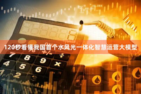 120秒看懂我国首个水风光一体化智慧运营大模型